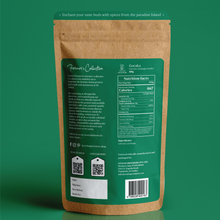 Load image into Gallery viewer, Nutritional Facts of Sri Lankan Garcinia camborgia whole goraka packaged in biodegradable compostable stand up pouch
