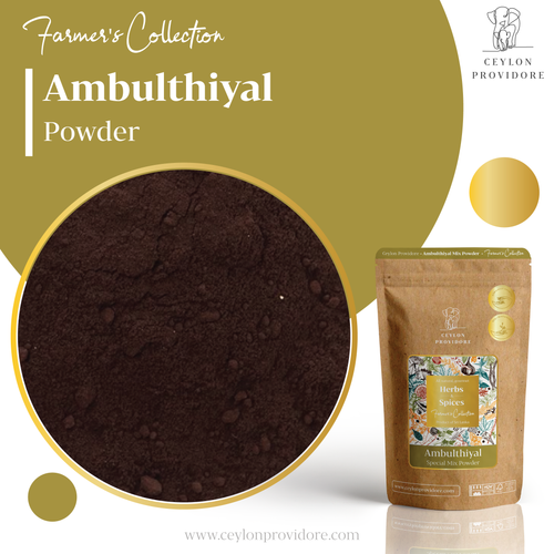 Buy ambulthiyal powder online at www.ceylonprovidore.com. Fresh and manufactured in small batches. Packaged in eco-friendly bags. 