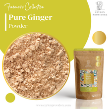 Load image into Gallery viewer, Buy Ginger Powder online at www.ceylonprovidore.com. Ethically sourced, manufactured fresh and packaged in sealable eco-friendly bags.
