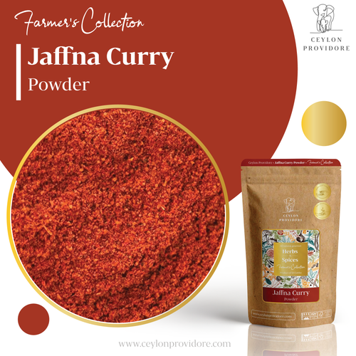 Buy Jaffna Curry Powder online at www.ceylonprovidore.com. Sourced ethically, freshly manufactured and packaged in eco- friendly bags. 