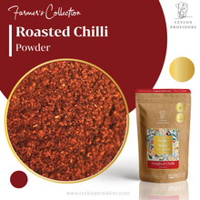 Load image into Gallery viewer, Buy Roasted Chilli Powder online on www.ceylonprovidore.com. Ethically sourced, freshly manufactured and packaged in the eco-friendly bags.
