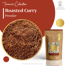 Load image into Gallery viewer, Buy Roasted Curry Powder online at www.ceylonprovidore.com. Ethically sourced, freshly manufactured in small batches and packaged in eco-friendly bags.
